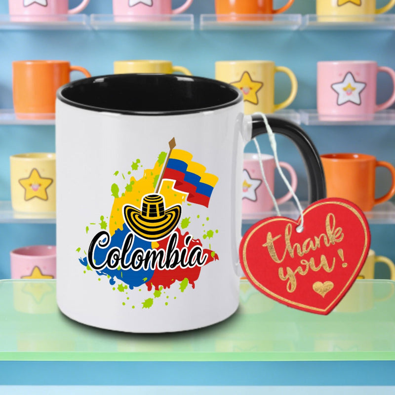 Tailorly Black Accent 11 oz Mug - sombrero