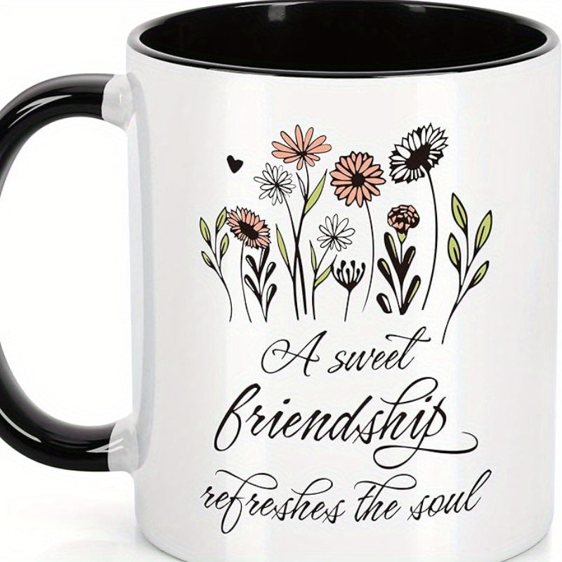 Tailorly Black Accent 11 oz Mug - inspirational text