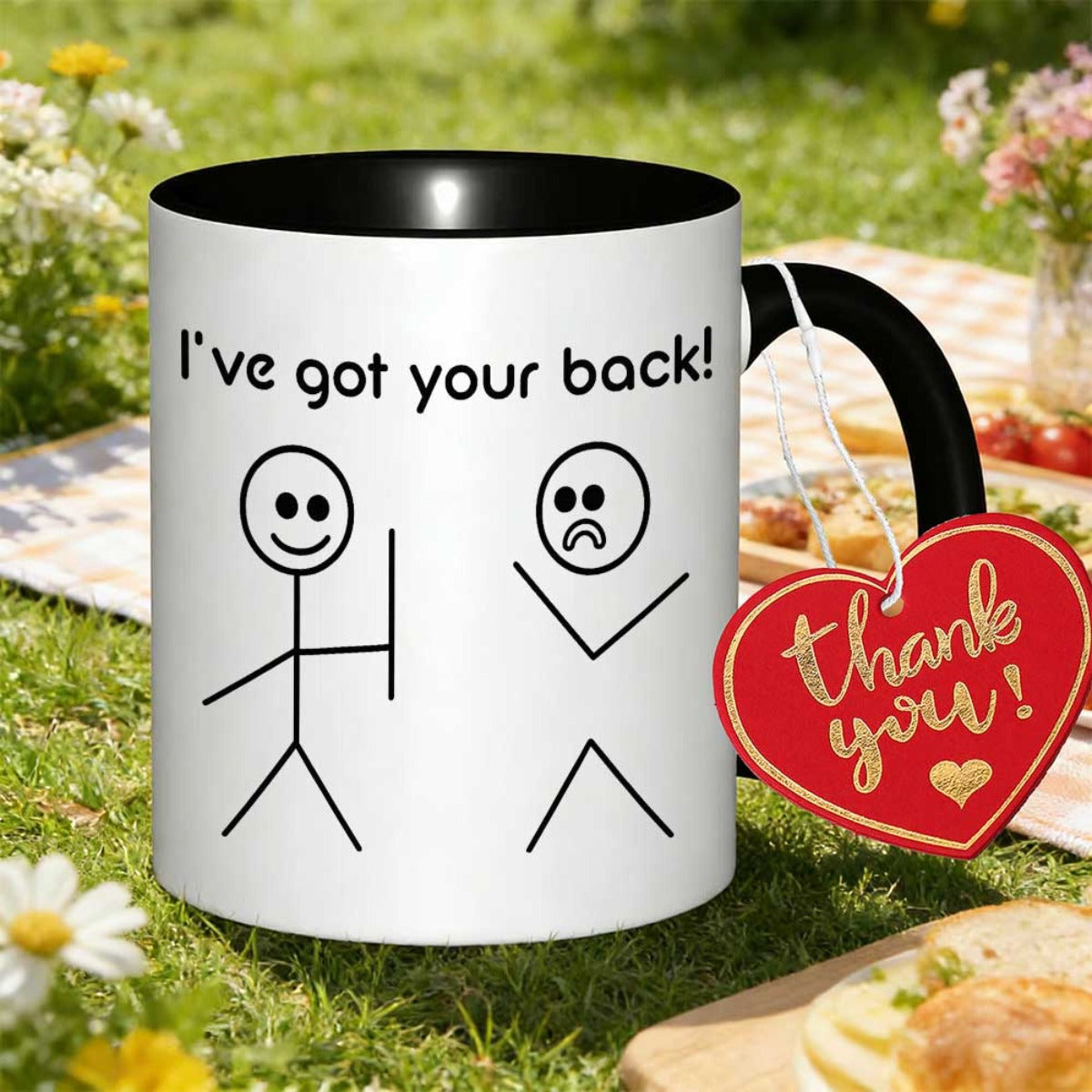 Tailorly Black Accent 11 oz Mug - funny ive printed text