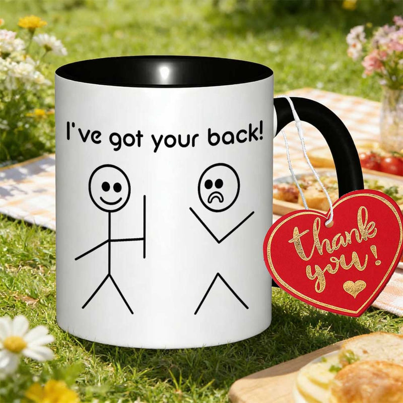 Tailorly Black Accent 11 oz Mug - funny ive printed text