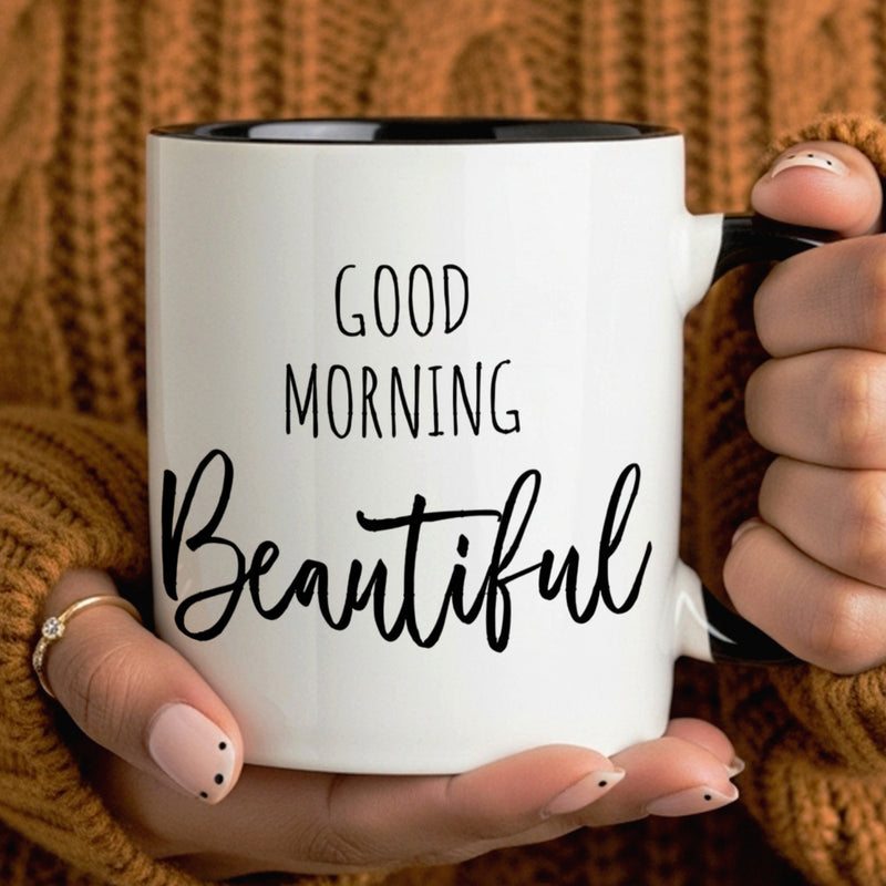 Tailorly Black Accent 11 oz Mug - inspirational motivational text