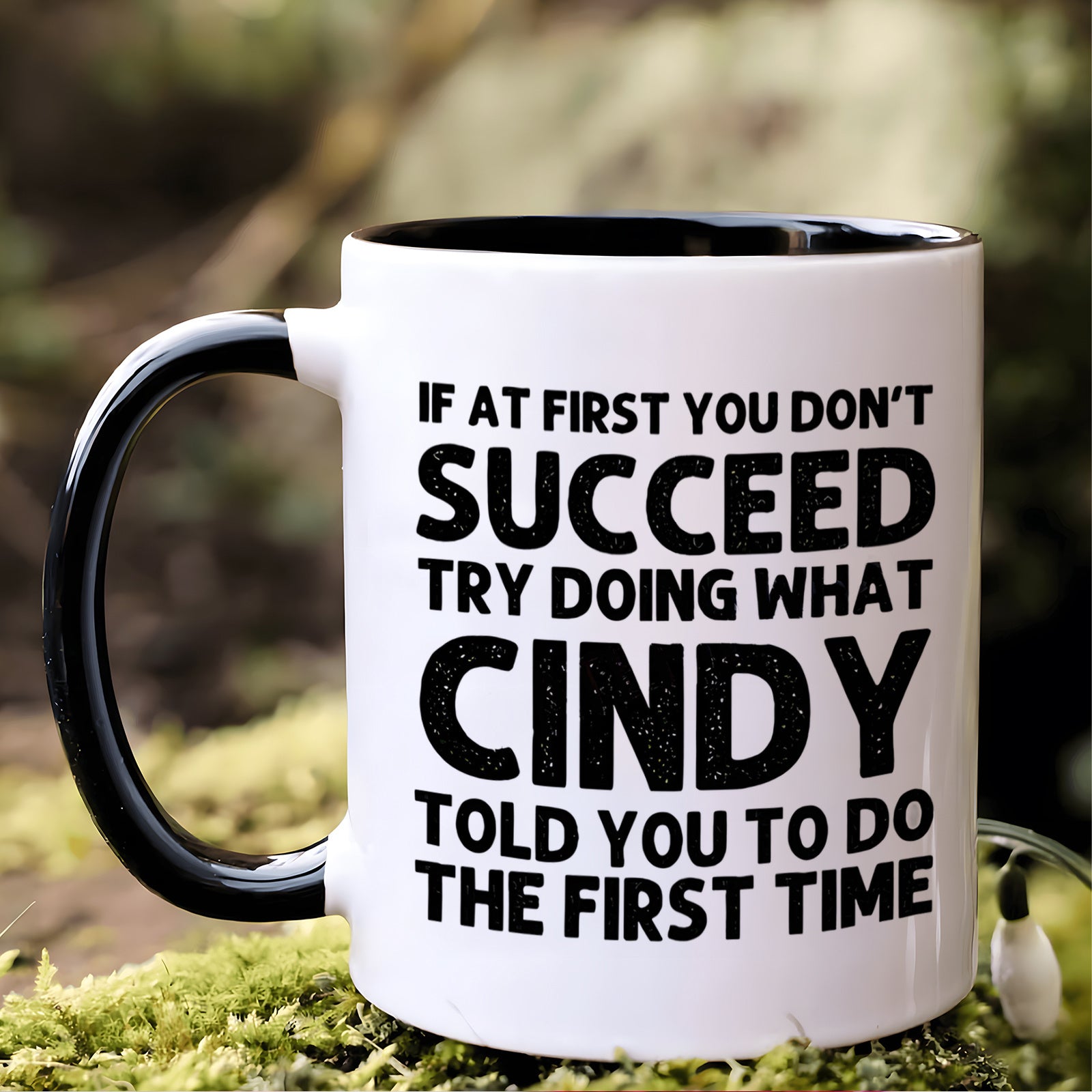 Tailorly Black Accent 11 oz Mug - dont quote
