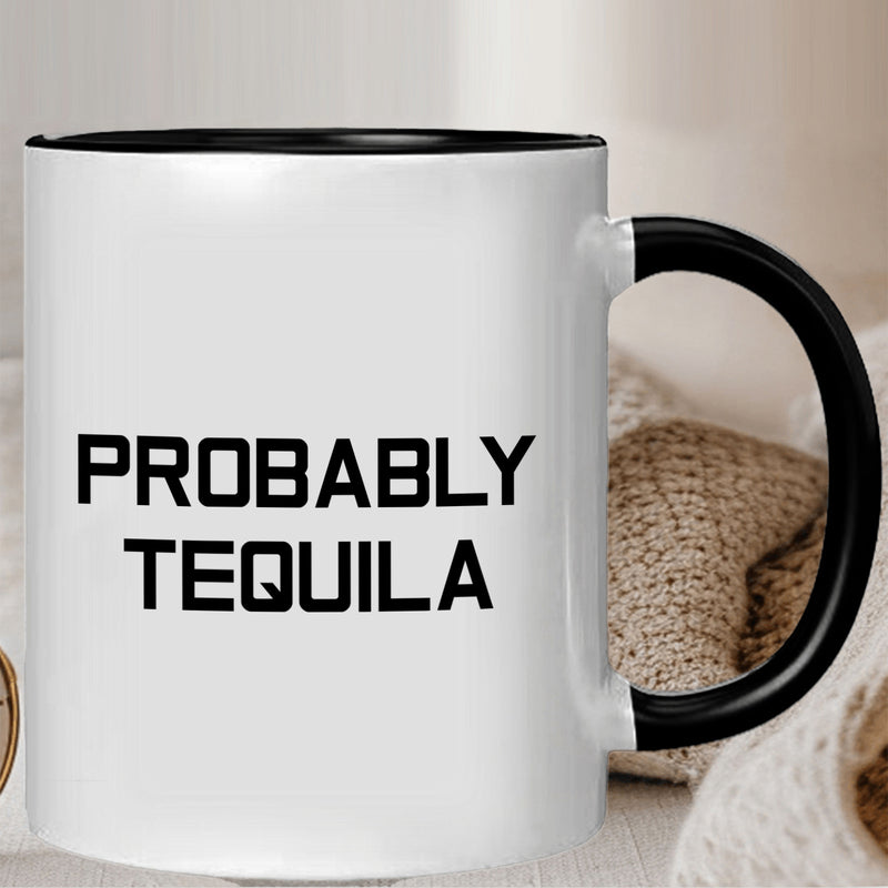 Tailorly Black Accent 11 oz Mug - inspirational quote