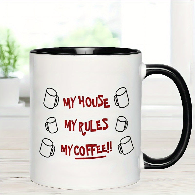 Tailorly Black Accent 11 oz Mug - my humorous quote 3