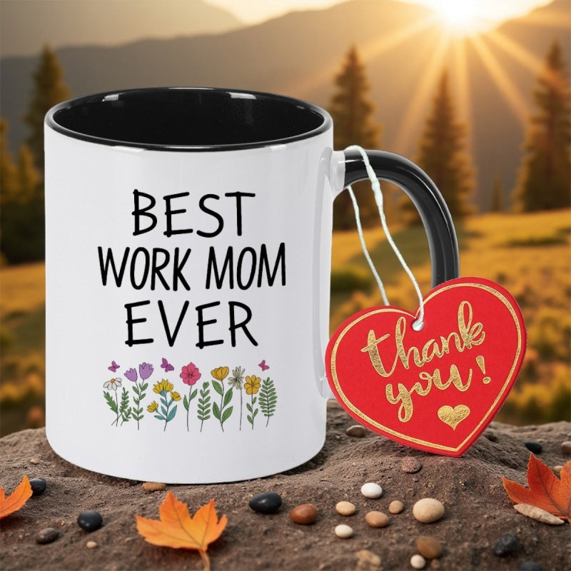 Tailorly Black Accent 11 oz Mug - vintage design