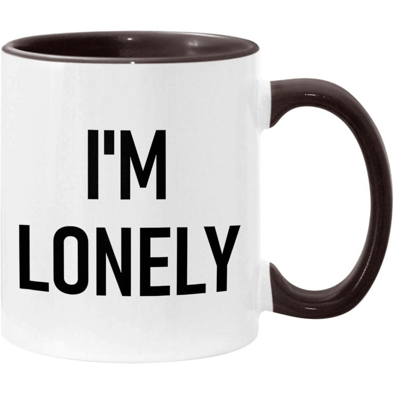 Tailorly Black Accent 11 oz Mug - humorous and sarcastic quotes for feeling
