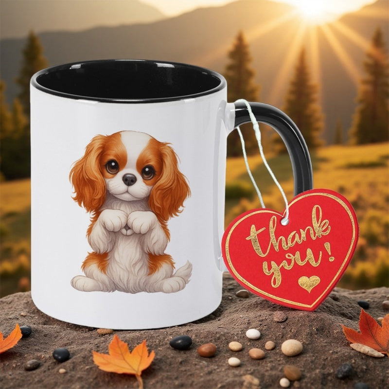 Tailorly Black Accent 11 oz Mug - adorable print