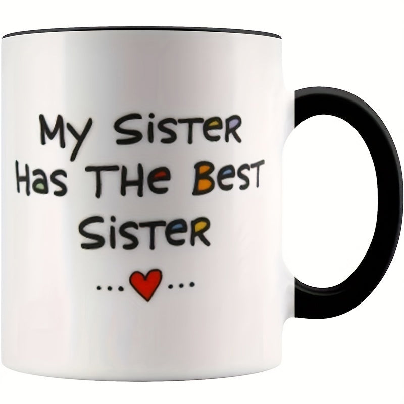 Tailorly Black Accent 11 oz Mug - sister