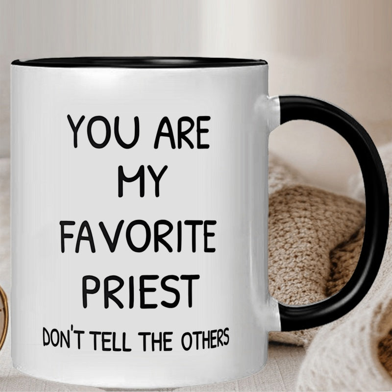 Tailorly Black Accent 11 oz Mug - funny coffee mug text "dont"