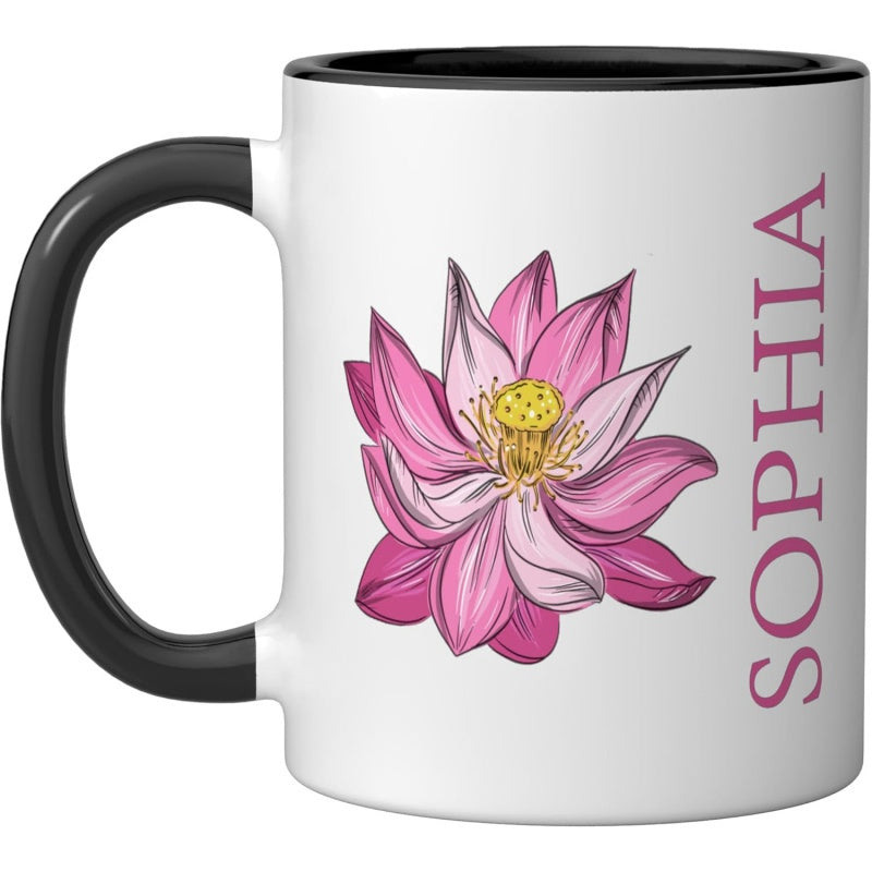 Tailorly Black Accent 11 oz Mug - black and for women and moms with and a design_e7ff6c6f9ac5452aa69f1f68a6c0f704
