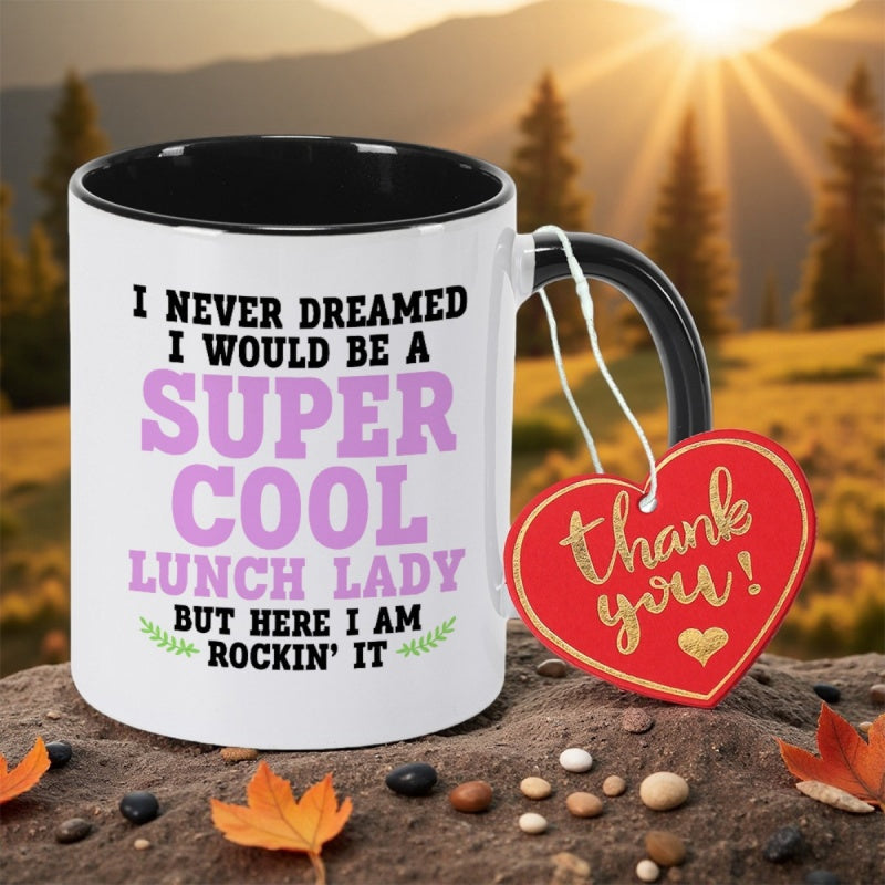 Tailorly Black Accent 11 oz Mug - i never id