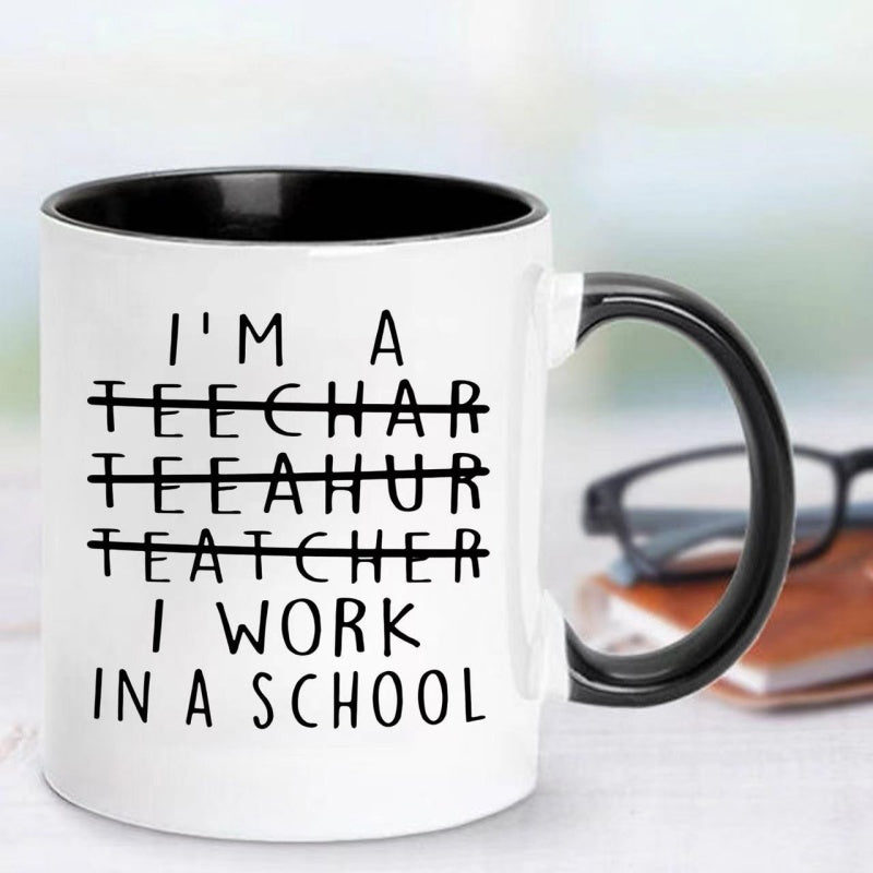 Tailorly Black Accent 11 oz Mug - 1 quality ceramic mug with design ideal for gifting 11oz_2eec8ffcacd548baacf7de5ed870586a