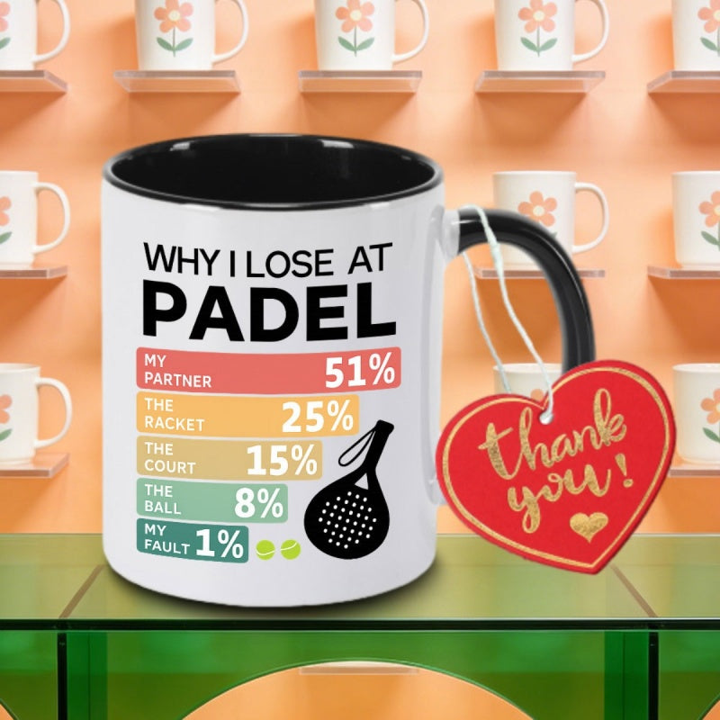 Tailorly Black Accent 11 oz Mug - a single padel featuring this ceramic coffee mug is perfect for beverages milk or water during your its an