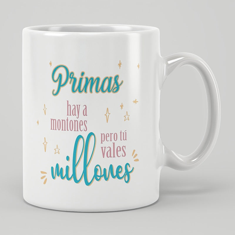 Tailorly White Ceramic 11 oz Mug - Elegant With Decorative Gold Stars And Sparkles Mug