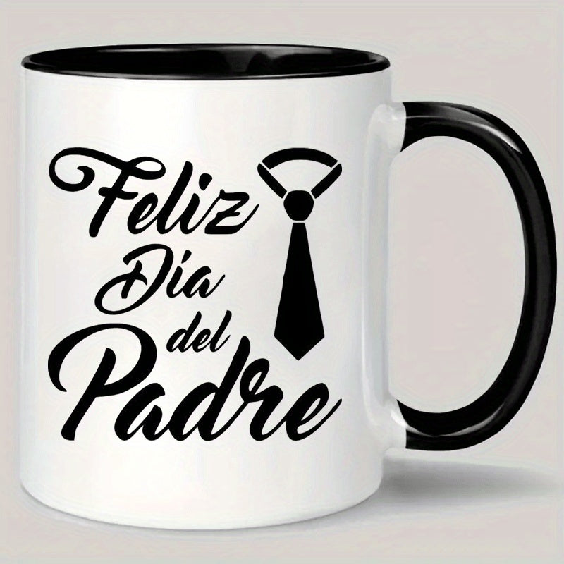 Tailorly Black Accent 11 oz Mug - unique tie design
