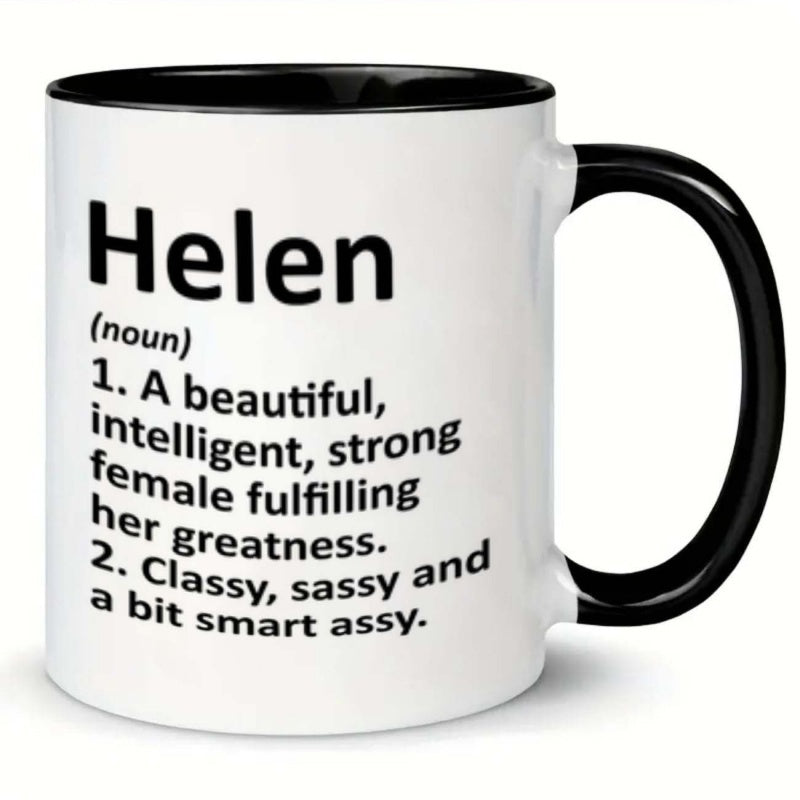 Tailorly Black Accent 11 oz Mug - definition text