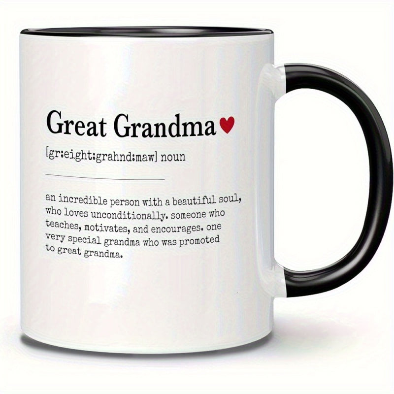 Tailorly Black Accent 11 oz Mug - definition red heart accent