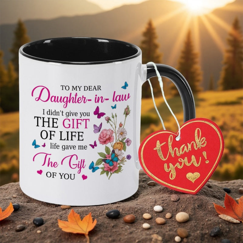 Tailorly Black Accent 11 oz Mug - print11oz 350mlceramic coffee mug coffee cup graduation gift christmas gift housewarming gift reusable drinkware