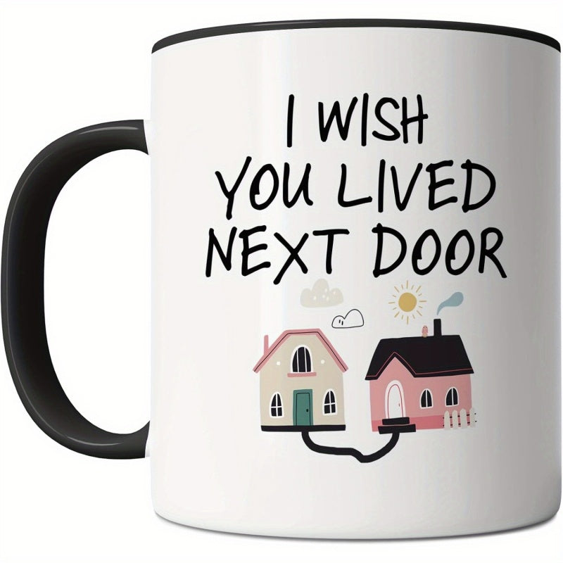 Tailorly Black Accent 11 oz Mug - best friend mug text