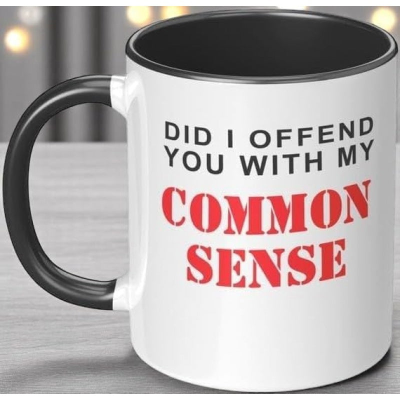 Tailorly Black Accent 11 oz Mug - apologies if my