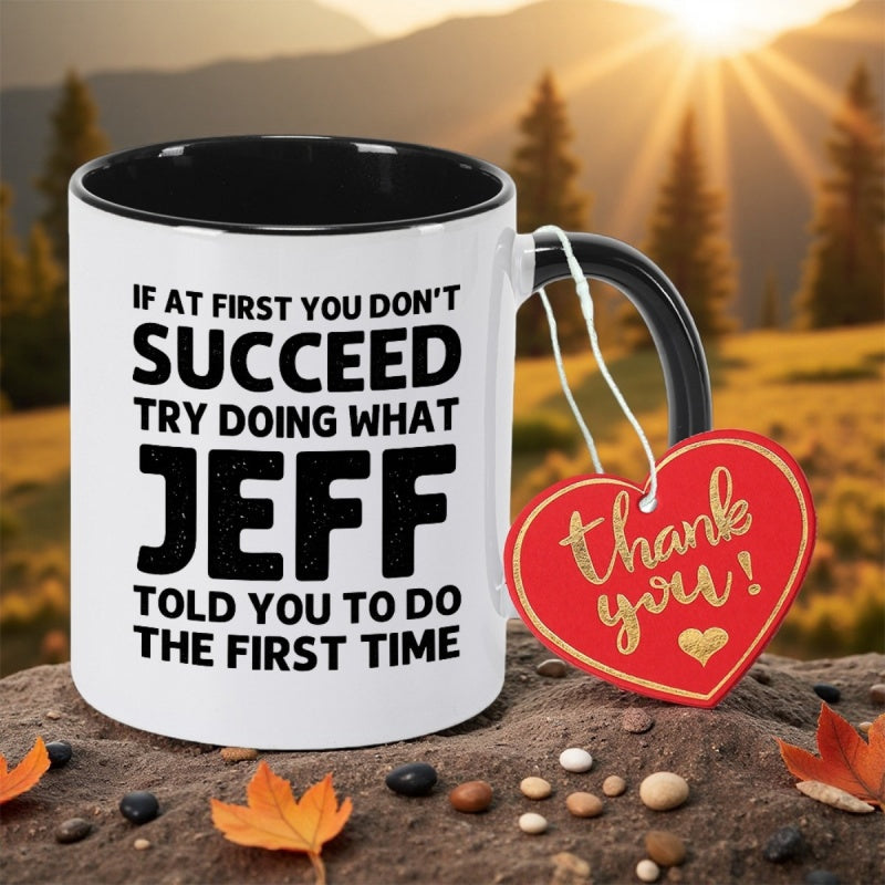 Tailorly Black Accent 11 oz Mug - inspired valentines