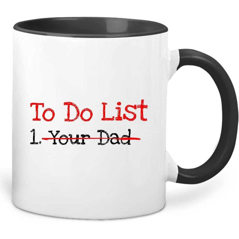 Tailorly Black Accent 11 oz Mug - humorous quotes