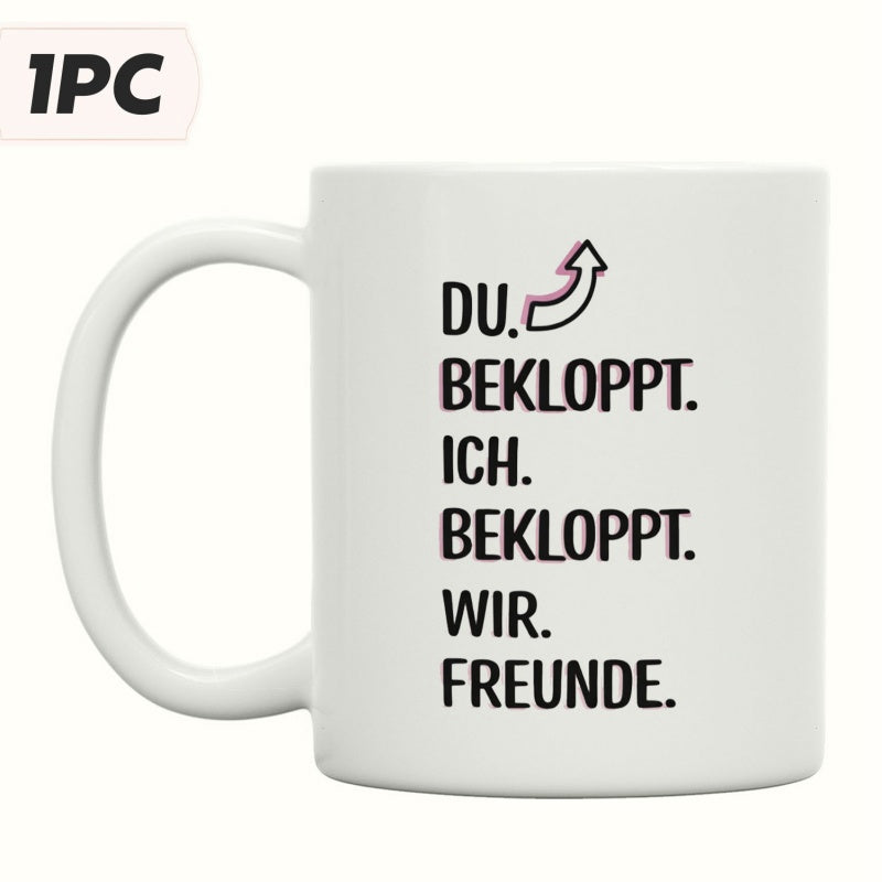 Tailorly White Ceramic 11 oz Mug - Simple Minimalist Quote Printed On A Glossy Ceramic Surface Coffee Mug