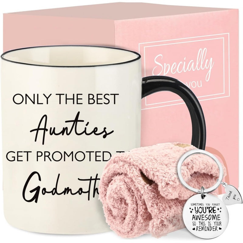 Tailorly Black Accent 11 oz Mug - gift for aunts from their nieces mothers day presents for and aunts gifts for and a birthday or thanksgiving
