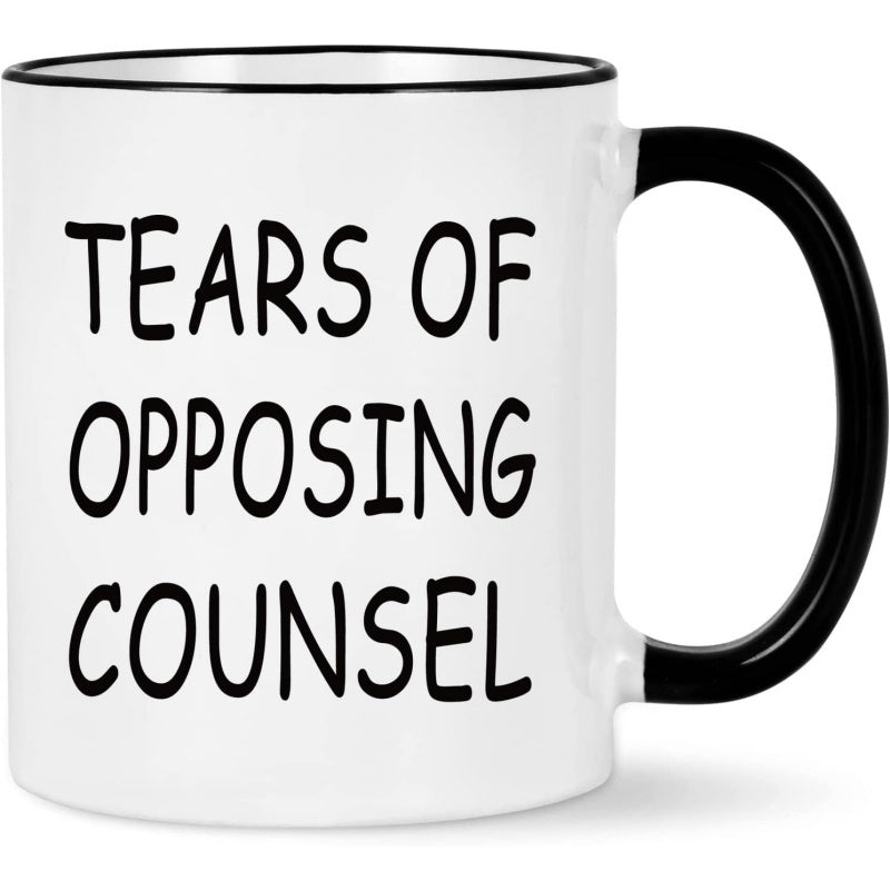 Tailorly Black Accent 11 oz Mug - tears of opposing