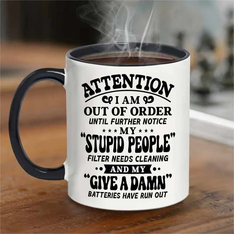Tailorly Black Accent 11 oz Mug - inspirational quotes