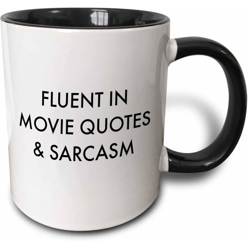 Tailorly Black Accent 11 oz Mug - in and sarcasm two tone