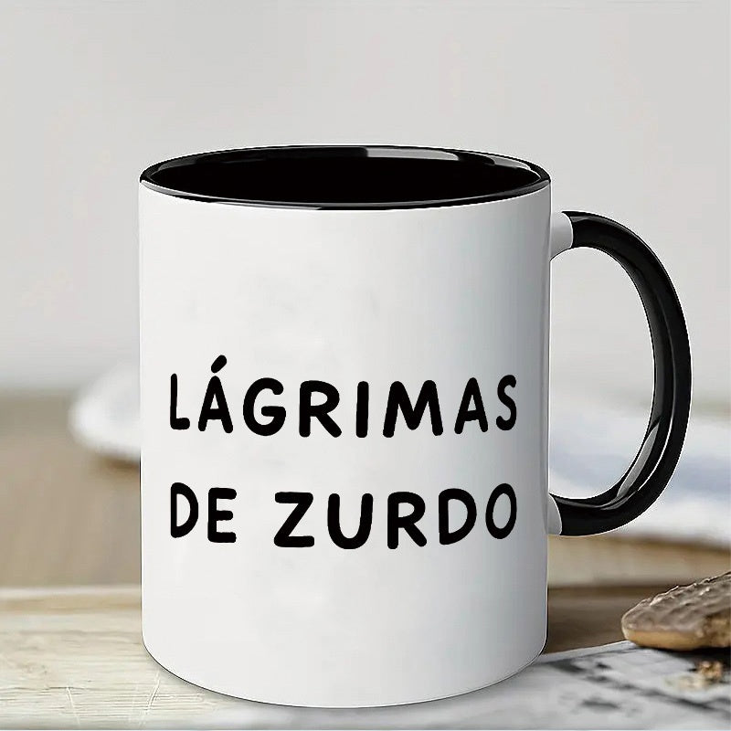 Tailorly Black Accent 11 oz Mug - tears of the left