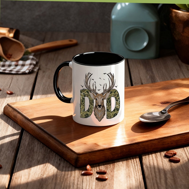 Tailorly Black Accent 11 oz Mug - fun cartoon