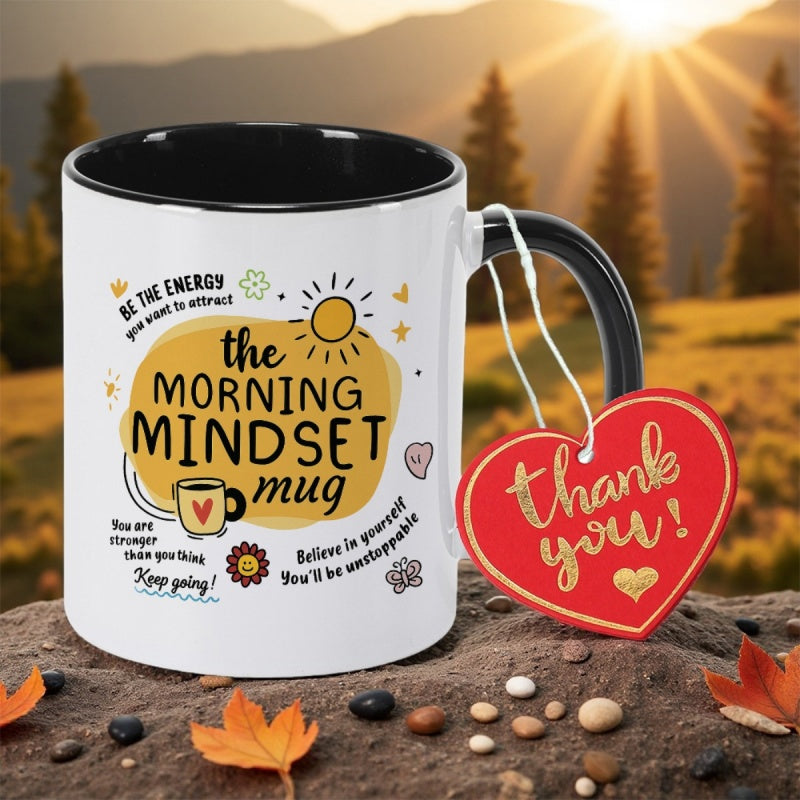 Tailorly Black Accent 11 oz Mug - wtp print11oz 350ml coffee cup