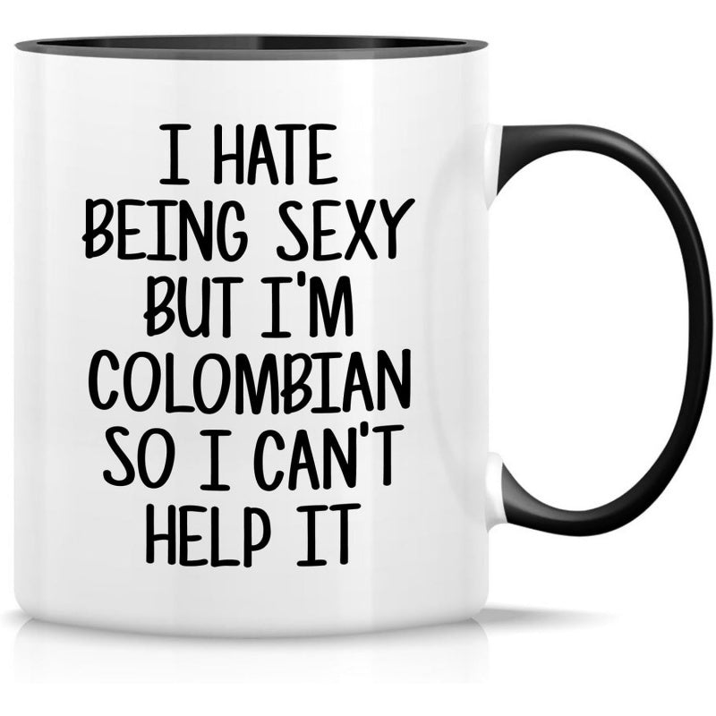 Tailorly Black Accent 11 oz Mug - 11oz mug attractive design 11oz ceramic coffee cup gifts for _860f0e6ec6c44d66bef67a8d9f9394be