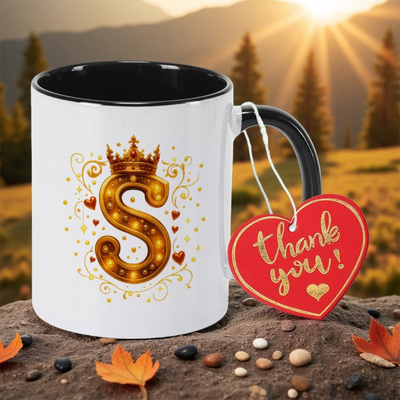 Tailorly Black Accent 11 oz Mug - royal