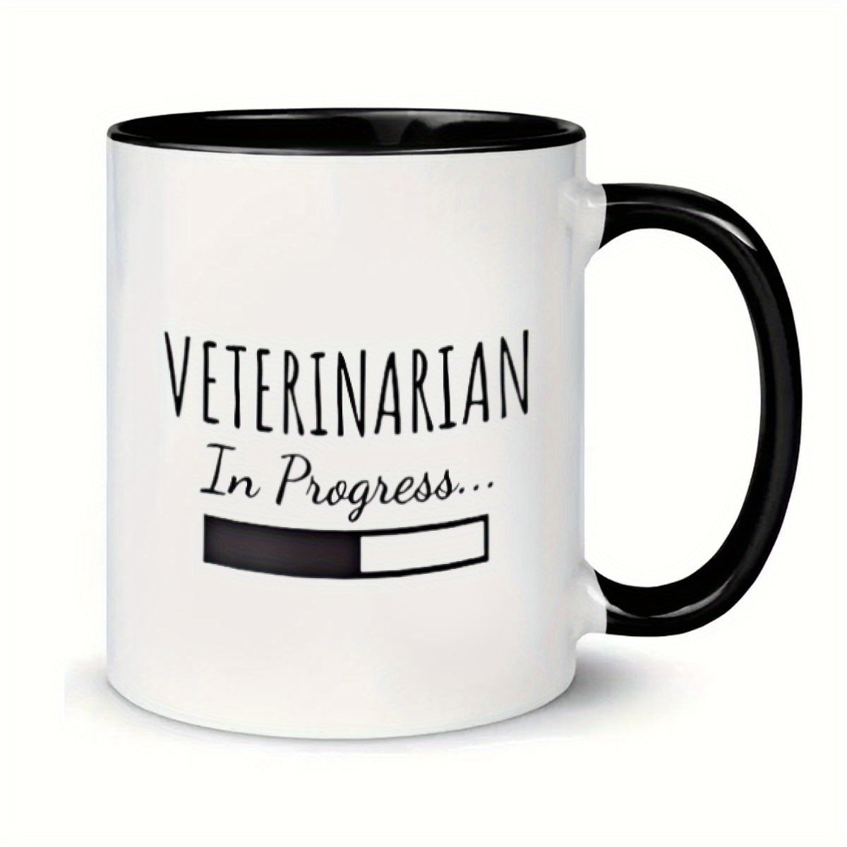 Tailorly Black Accent 11 oz Mug - item picture ceramic mugs for veterinarians future trendy motivational design for students in for