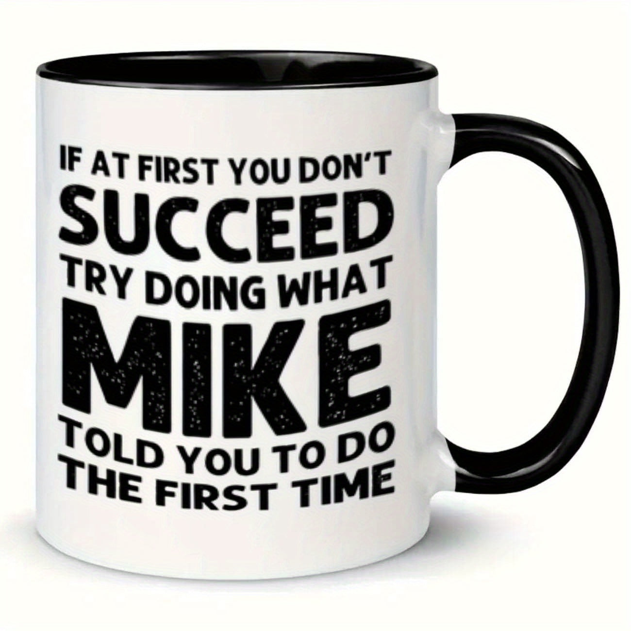 Tailorly Black Accent 11 oz Mug - quote funny