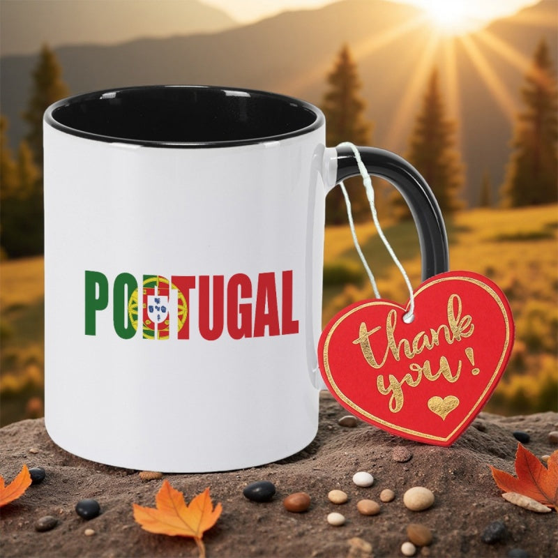 Tailorly Black Accent 11 oz Mug - gym c ceramic coffee mug coffee cup artistic 11oz350ml dining room elegant holiday gift gift for dad great for