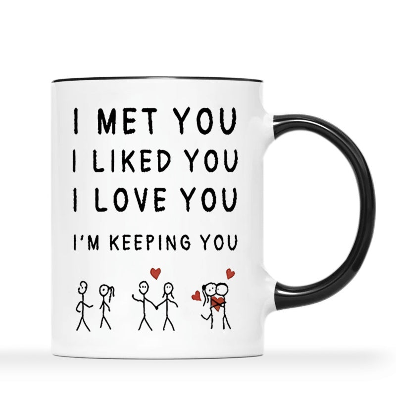 Tailorly Black Accent 11 oz Mug - sweet quotes