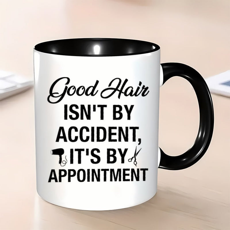 Tailorly Black Accent 11 oz Mug - 1pc funny mug its 11oz humor mug with stylish design perfect gift for hairstylists barbers and men hand wash