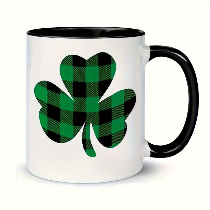 Tailorly Black Accent 11 oz Mug - clover