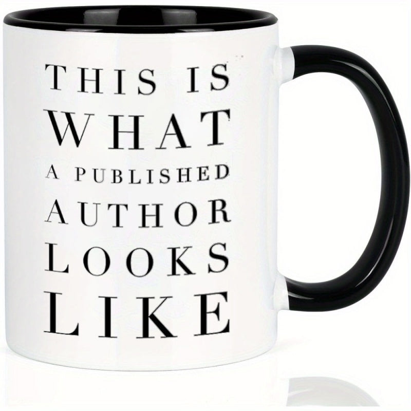 Tailorly Black Accent 11 oz Mug - what a looks like text
