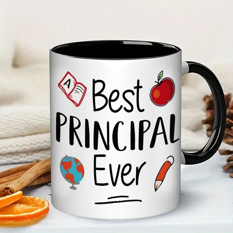 Tailorly Black Accent 11 oz Mug - best principal ever