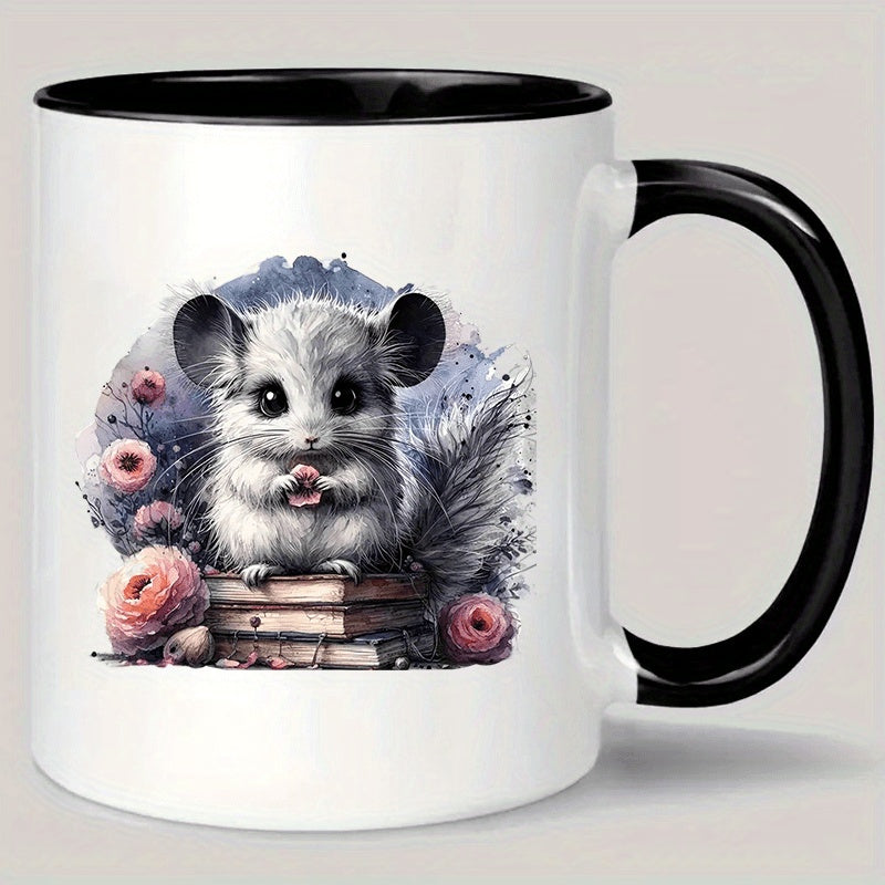 Tailorly Black Accent 11 oz Mug - books and petal men and women black cups