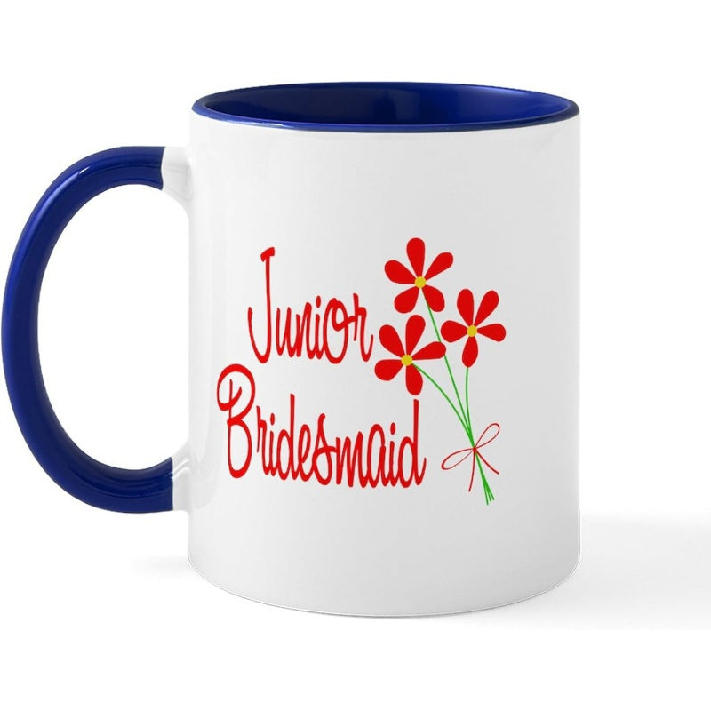 Tailorly Black Accent 11 oz Mug - ceramic coffee mug for junior bridesmaids 11 oz 325 ml from with a _b03f5e0e90c44ef4bc1bbd511283c8e3