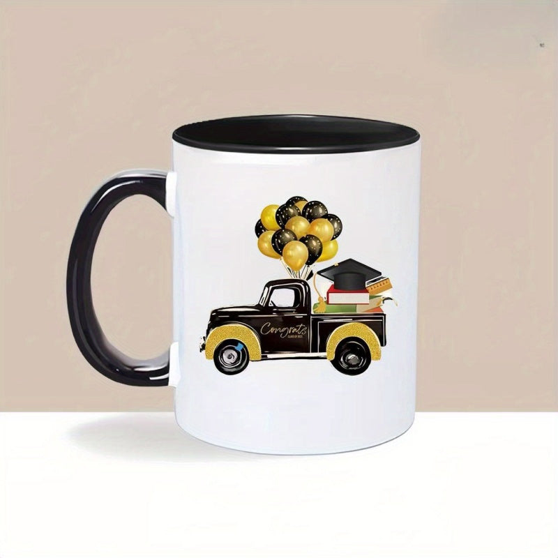 Tailorly Black Accent 11 oz Mug - 1pc graduation coffee mug ceramic coffee cups water cups drinkware birthday gifts holiday gifts_f39aa9a605cb4e98b400bd0e42a795d8