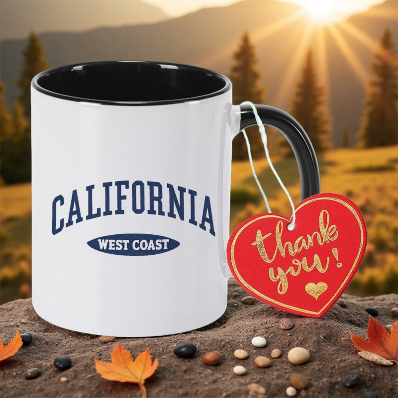 Tailorly Black Accent 11 oz Mug - letter