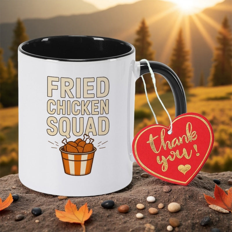 Tailorly Black Accent 11 oz Mug - fried design