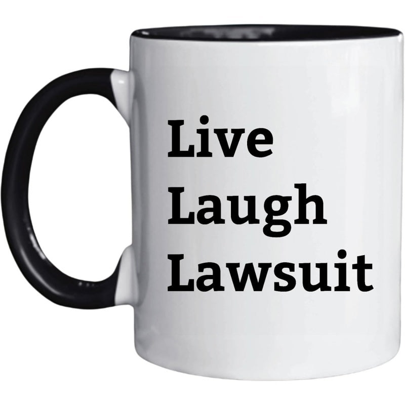 Tailorly Black Accent 11 oz Mug - colorful inner accent